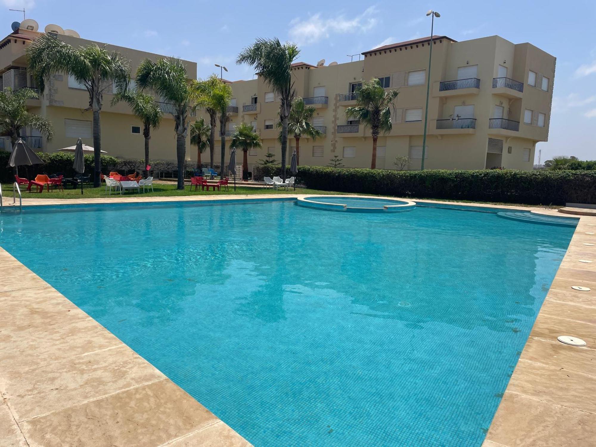 Appartement Meuble Residence Fermee Avec Piscine Sidi Rahal  Zewnętrze zdjęcie
