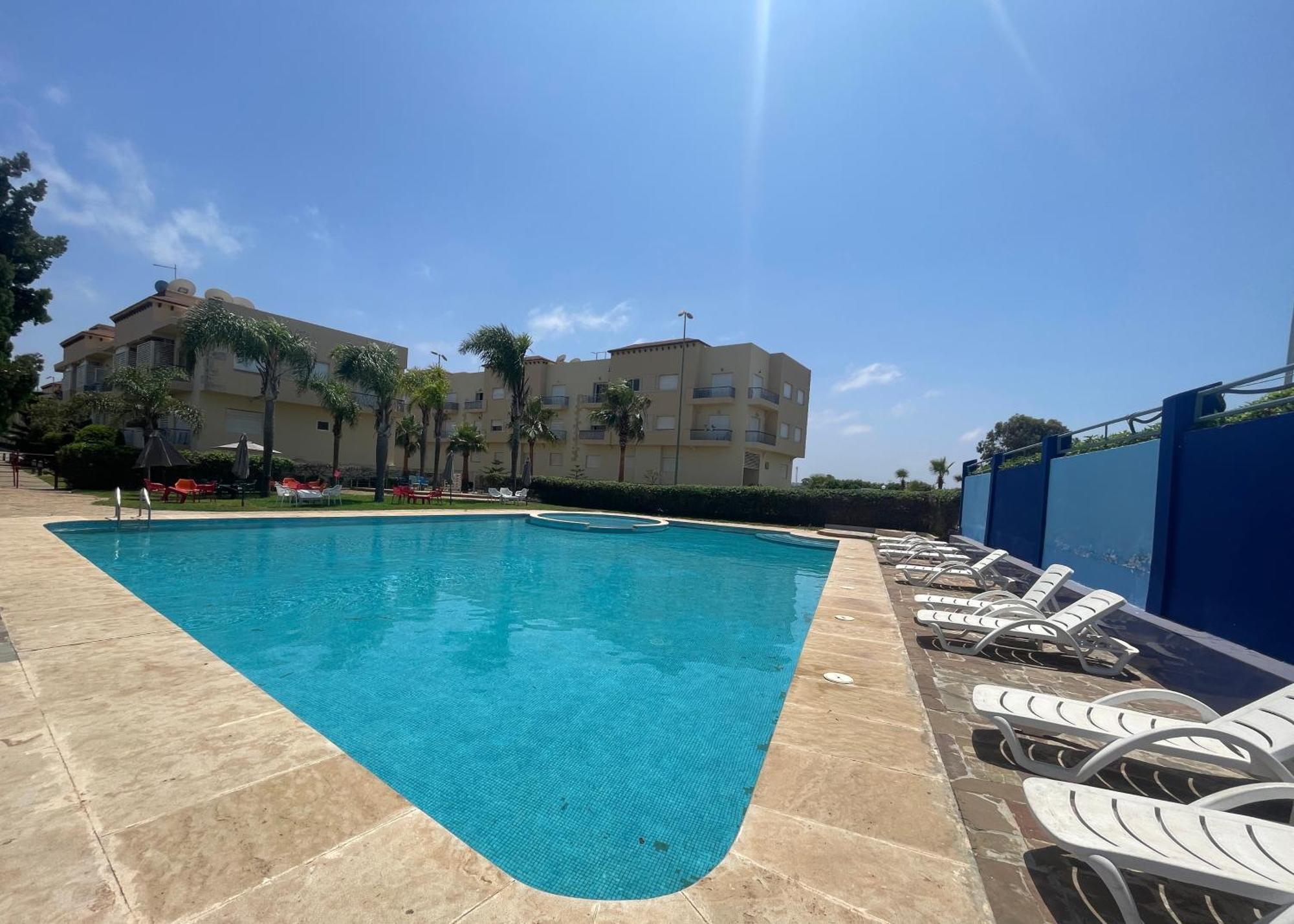 Appartement Meuble Residence Fermee Avec Piscine Sidi Rahal  Zewnętrze zdjęcie
